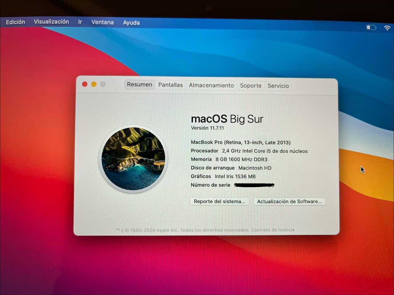 Macbook pro late 2013 - Imagen 4