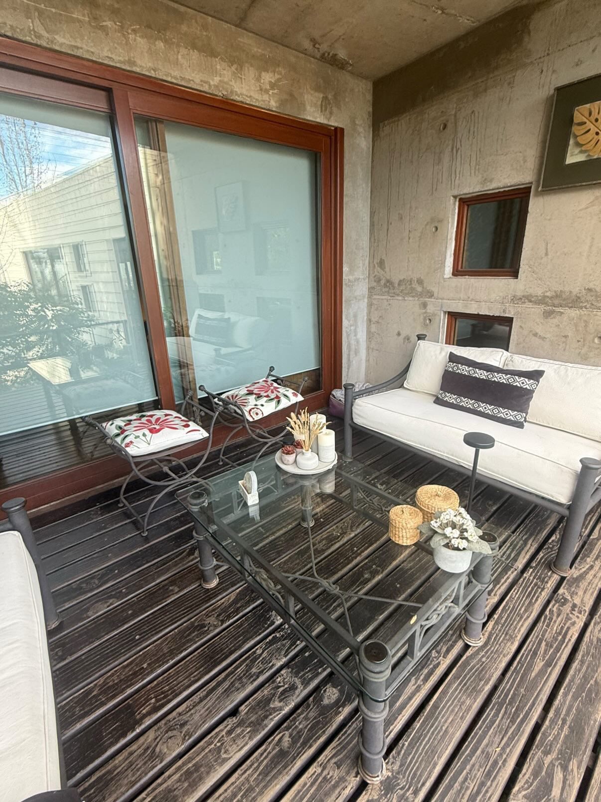 Juego de terraza de fierro forjado - Imagen 4