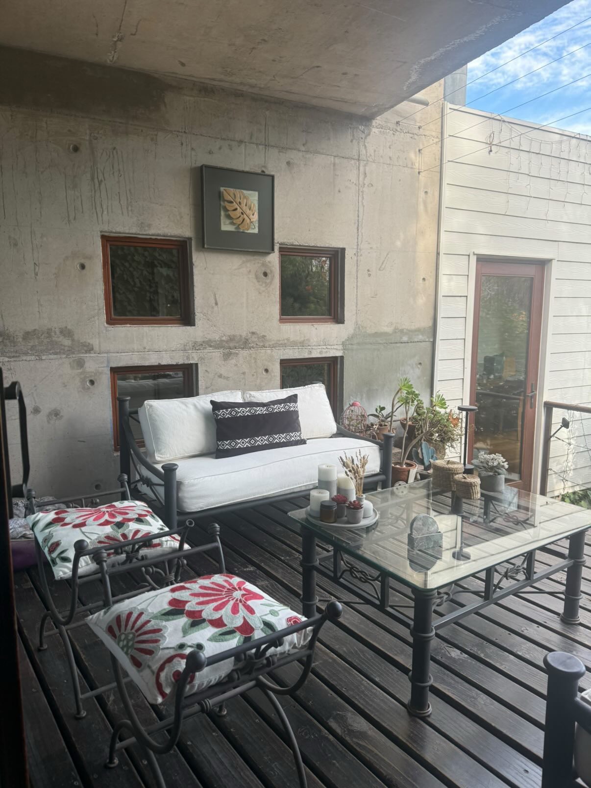 Juego de terraza de fierro forjado - Imagen 3