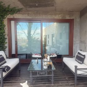 Juego de terraza de fierro forjado