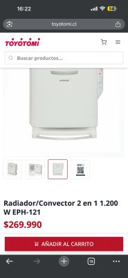 Radiador Convector 2 en 1 Toyotomi
