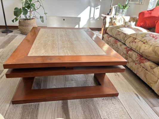 Mesa de centro Rauli y mármol