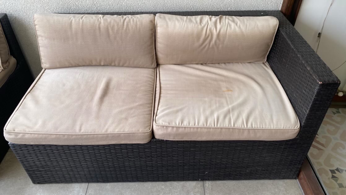 Juego terraza 6/7 personas rattan pv - Imagen 9