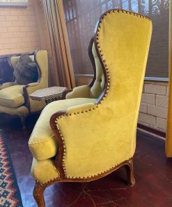 2 Bergere, estilo Luis XV Capitone