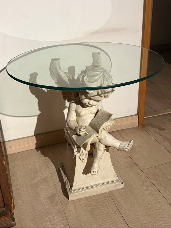 Mesa cubierta de vidrio pie de Àngel - Imagen 3