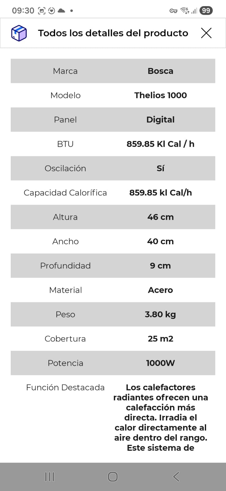 Calefactor thelios - Imagen 6