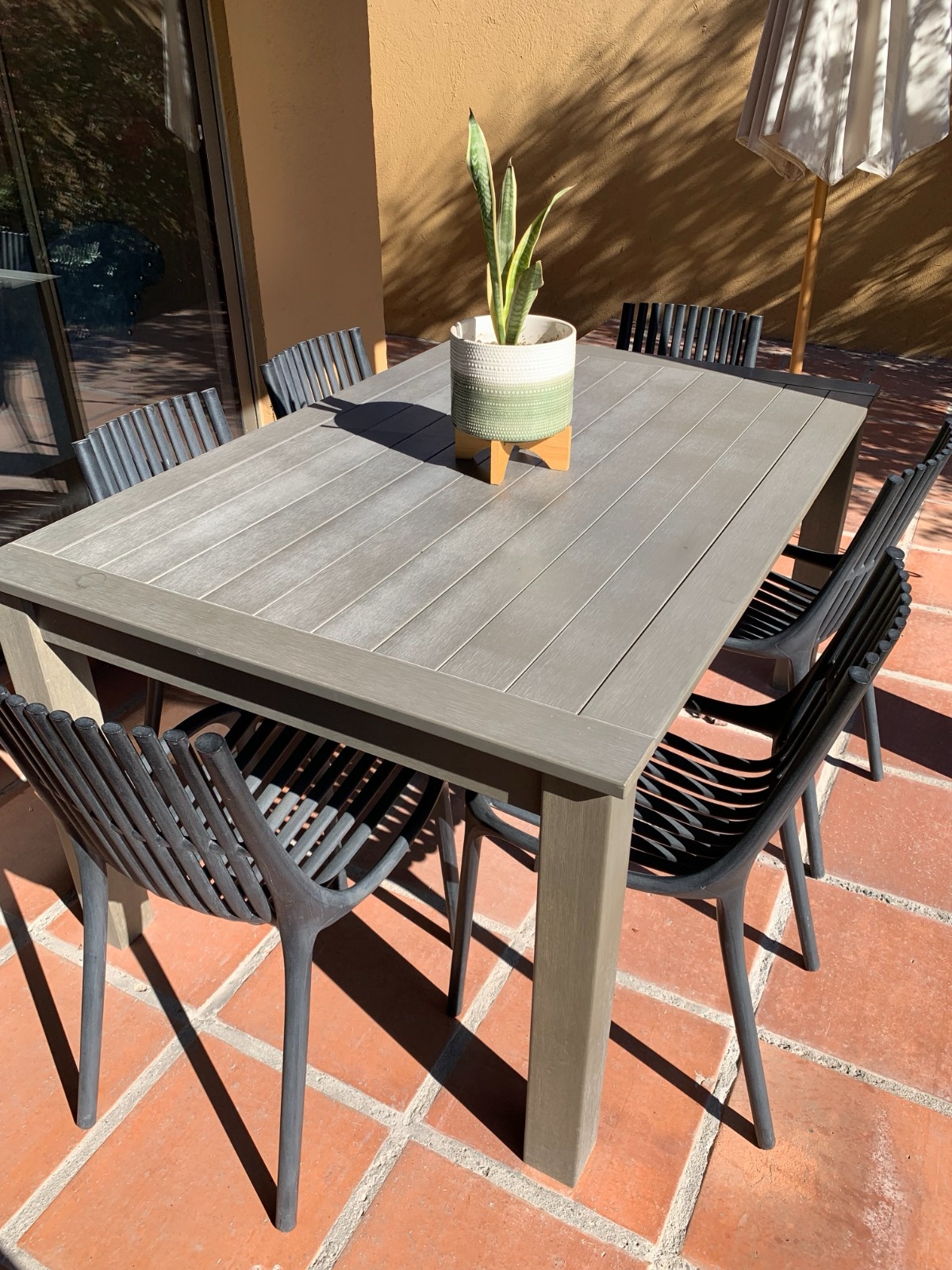 Comedor de terraza para exterior