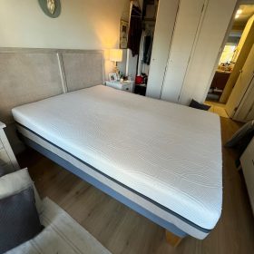 Cama 2 plazas base dividida + Plumón Basement