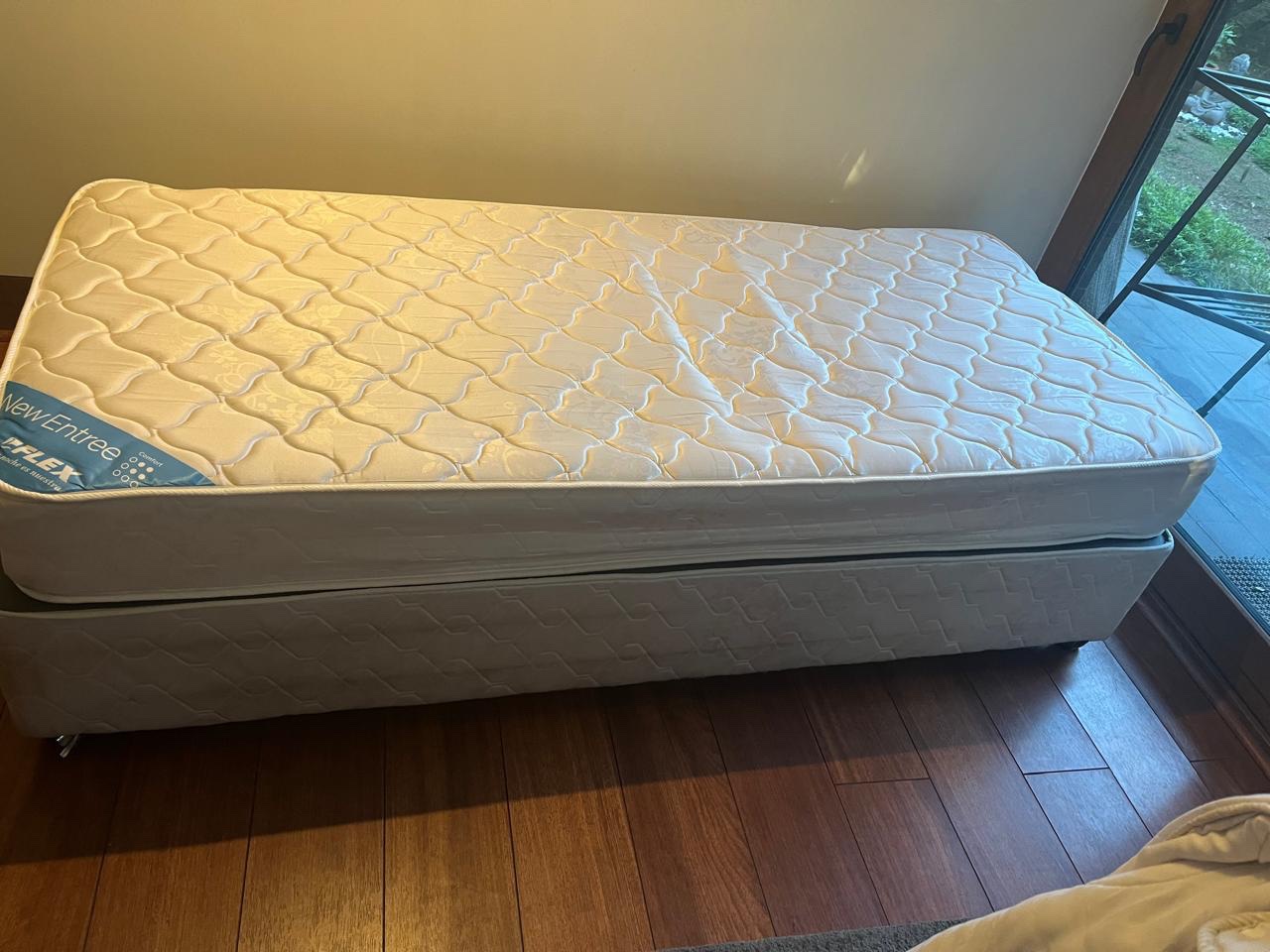 Cama box spring 1 plaza