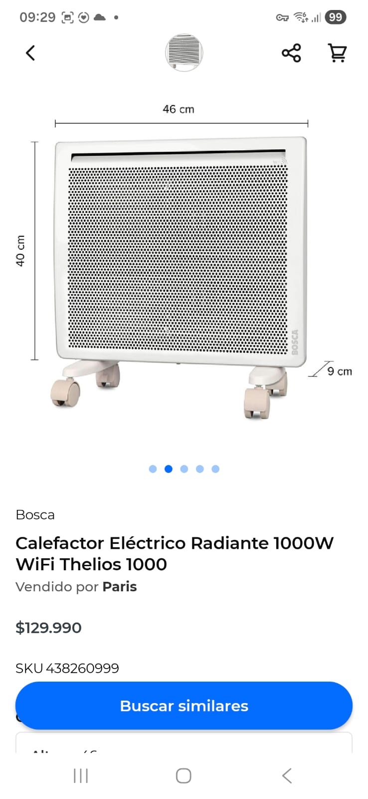 Calefactor thelios - Imagen 3