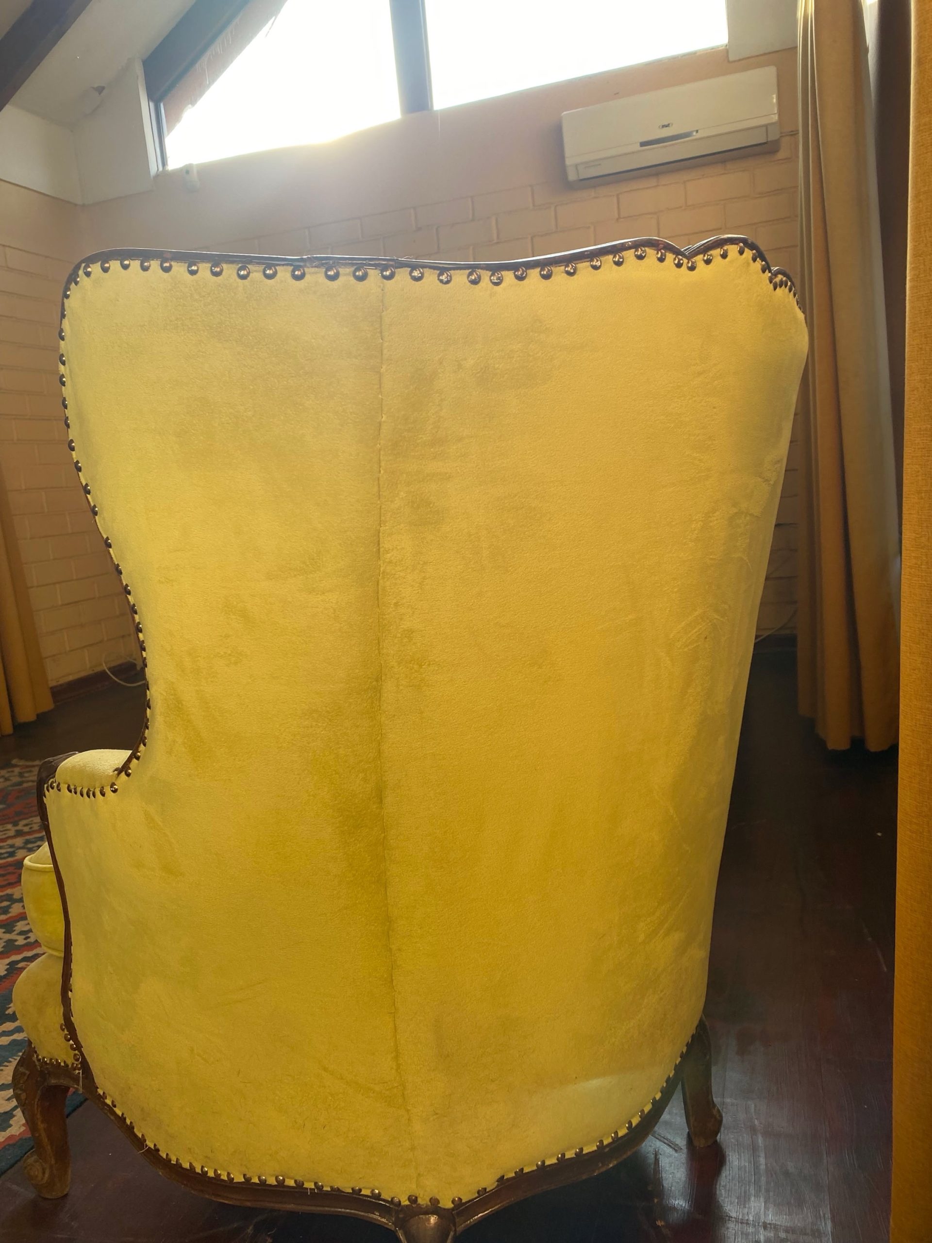 2 Bergere, estilo Luis XV Capitone - Imagen 3