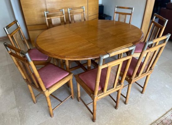 Comedor Caco Truco extensible 8 sillas 1 sitial
