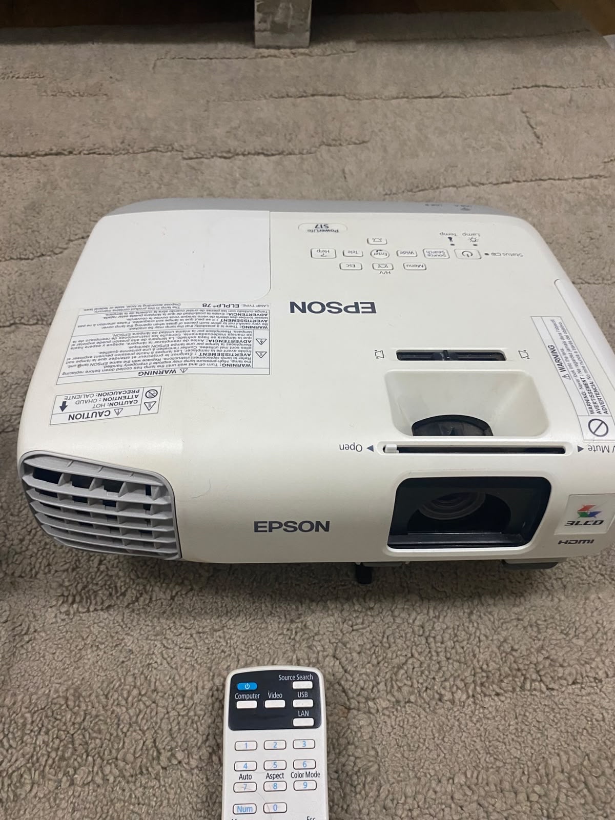 Proyector Epson + Control - Imagen 2
