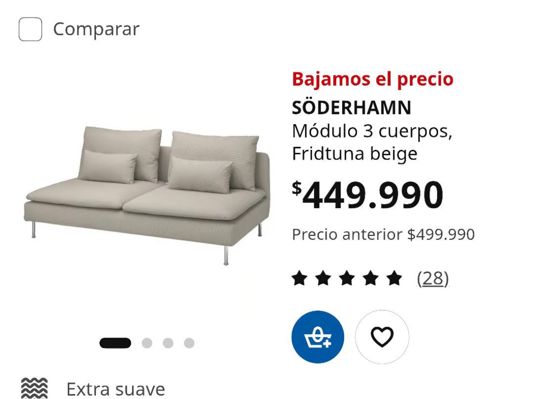 Sofá IKEA 3 cuerpos - Imagen 5