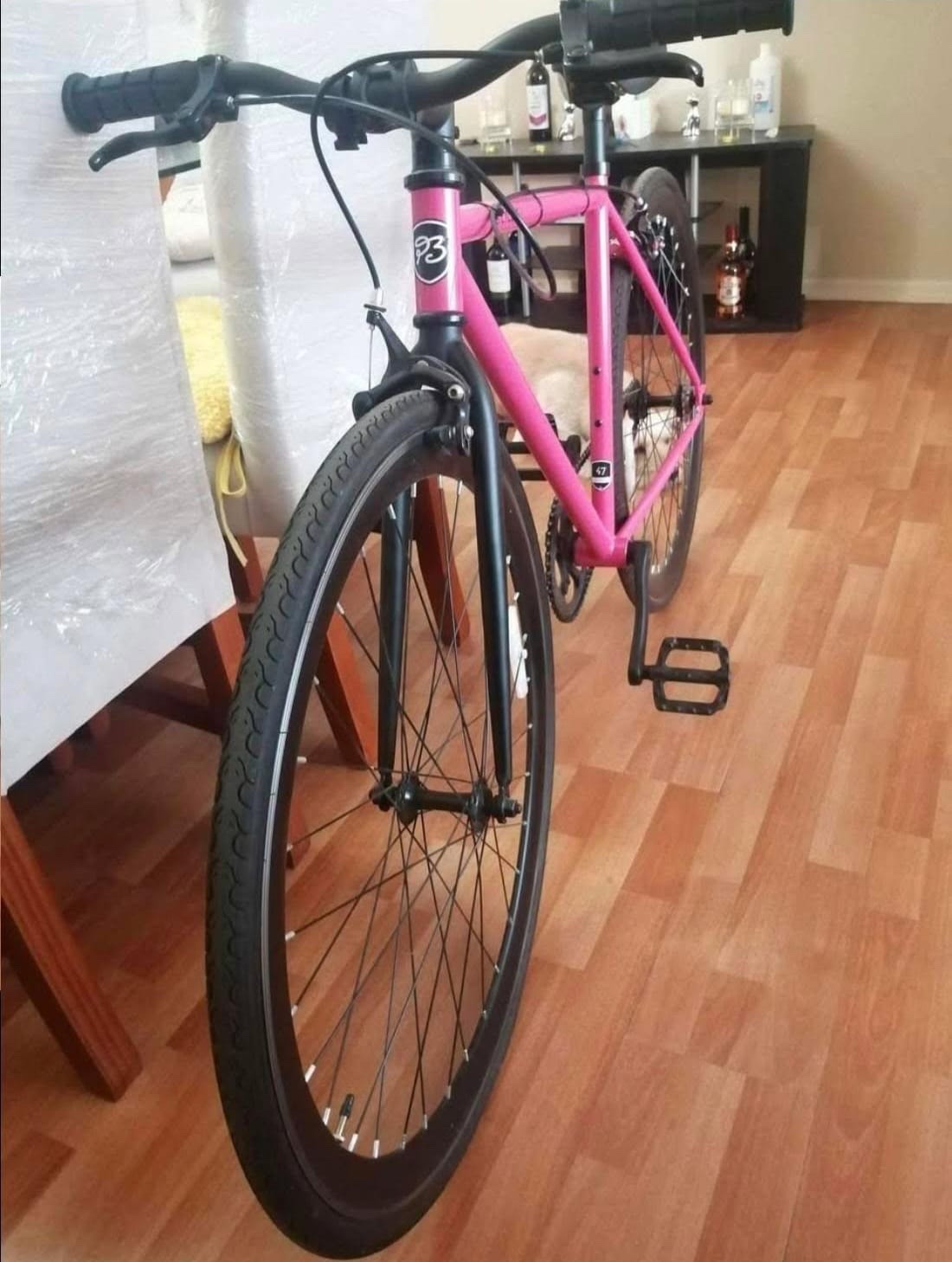 Bicicleta urbana pink p3 cycles - Imagen 5
