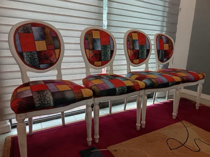 Juego de 5 sillas de comedor - Imagen 2
