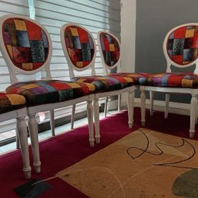 Juego de 5 sillas de comedor