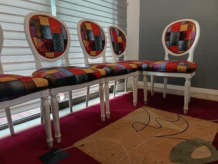 Juego de 5 sillas de comedor - Imagen 3